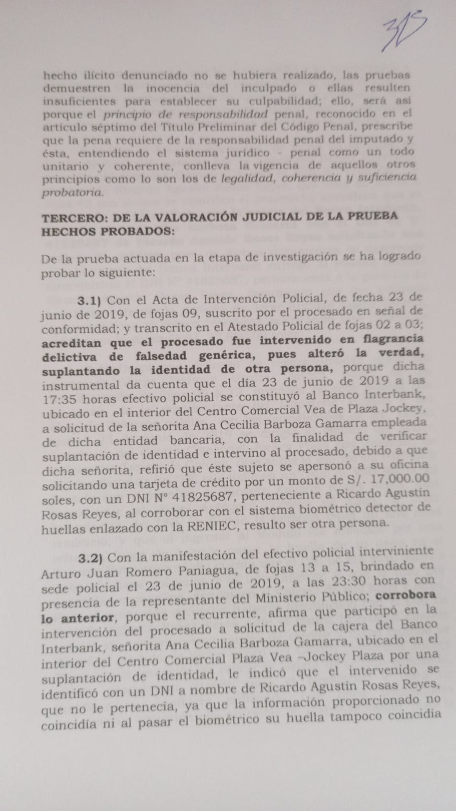 Sentencia completa de Jorge Ugarte cuando se metió a un banco a robar, página 4